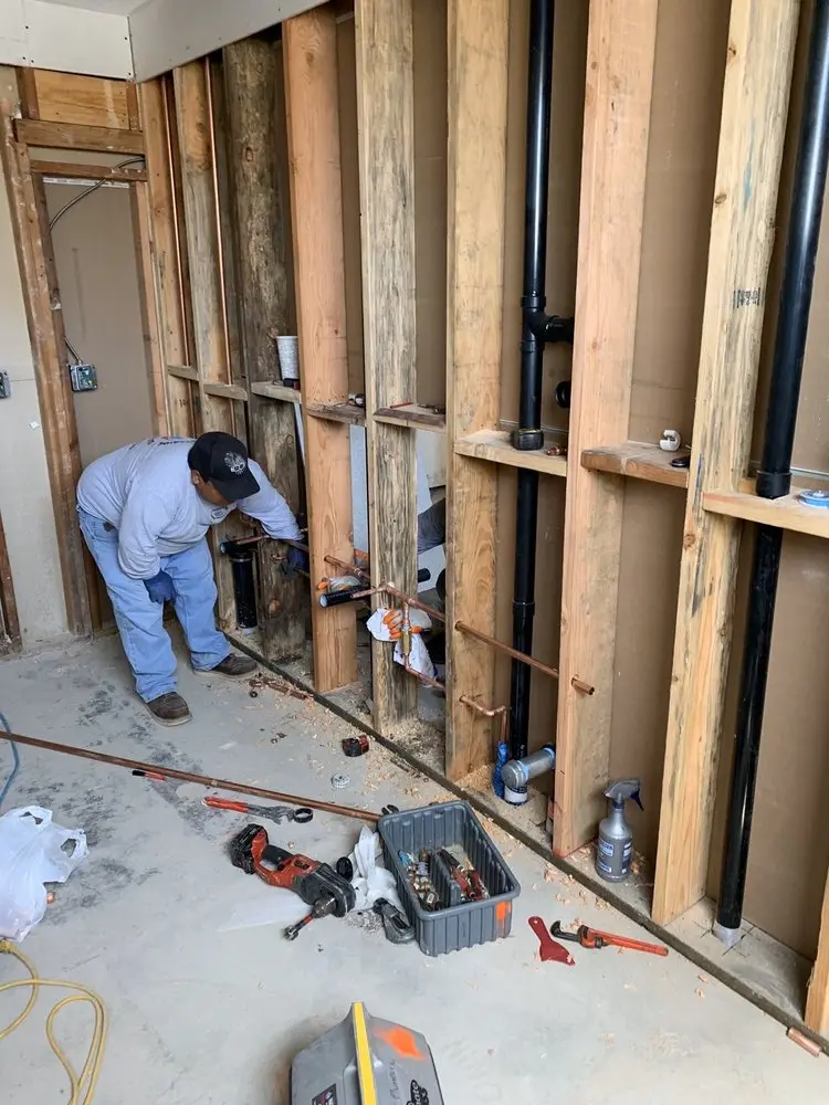 Commercial rough-in plumbing for Gas Line Repair in Lillyville